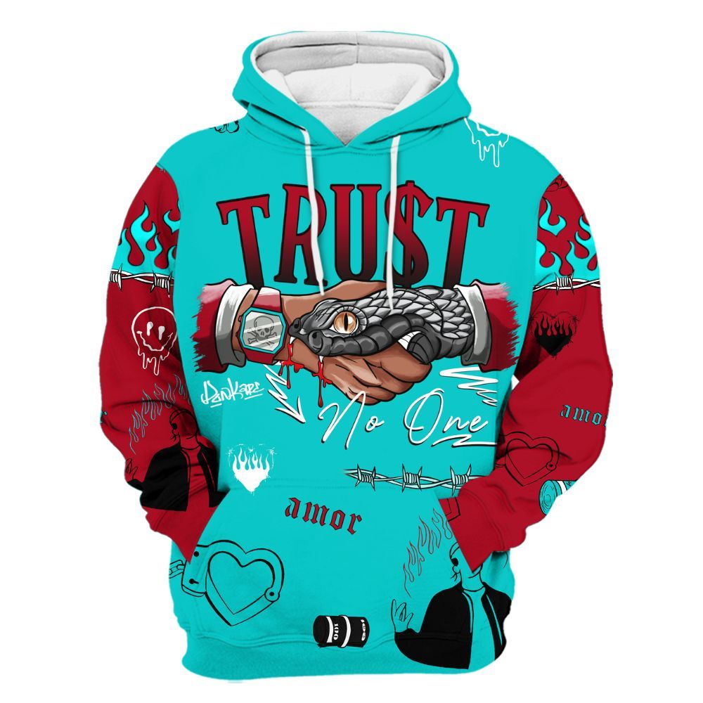 Hoodie To Match Air Griffey Max 1 Freshwater - Snake Trust No One All Over Print