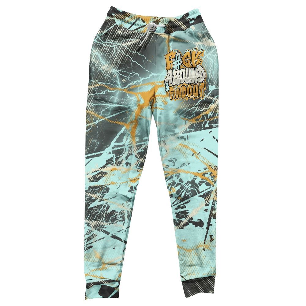 Sweatpant To Match Pure Platinum 4s - F Around Find Out Graphic Profound All Over Print
