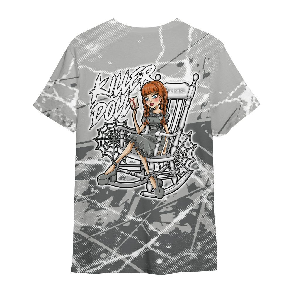 Shirt To Match Retro Wet Cement 4s - Killer Doll-A Halloween Profound All Over Print
