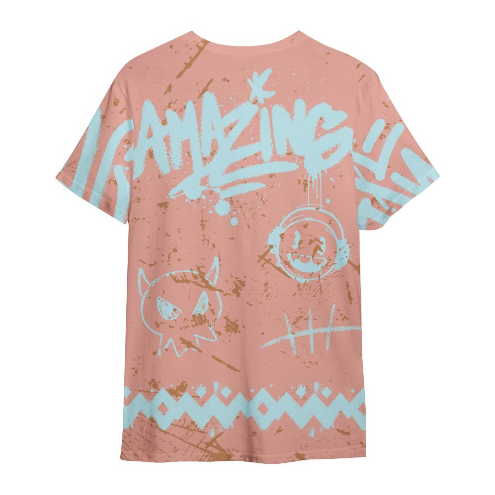 Shirt To Match Dunk Low Glacier Arctic - Friday Sneaker Crayon All Over Print