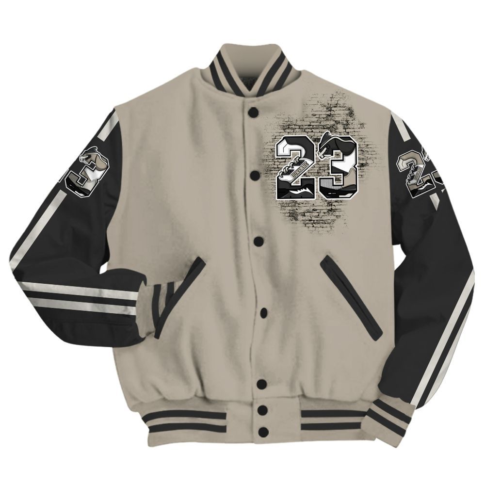 Varsity Jacket To Match RM Light Bone 4s - Custom Name Number 23 5s All Over Print