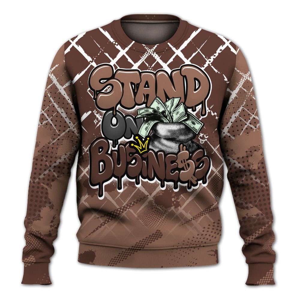 Sweatshirt To Match KD 4 Christmas - Halftone Stand Business Dripping All Over Print