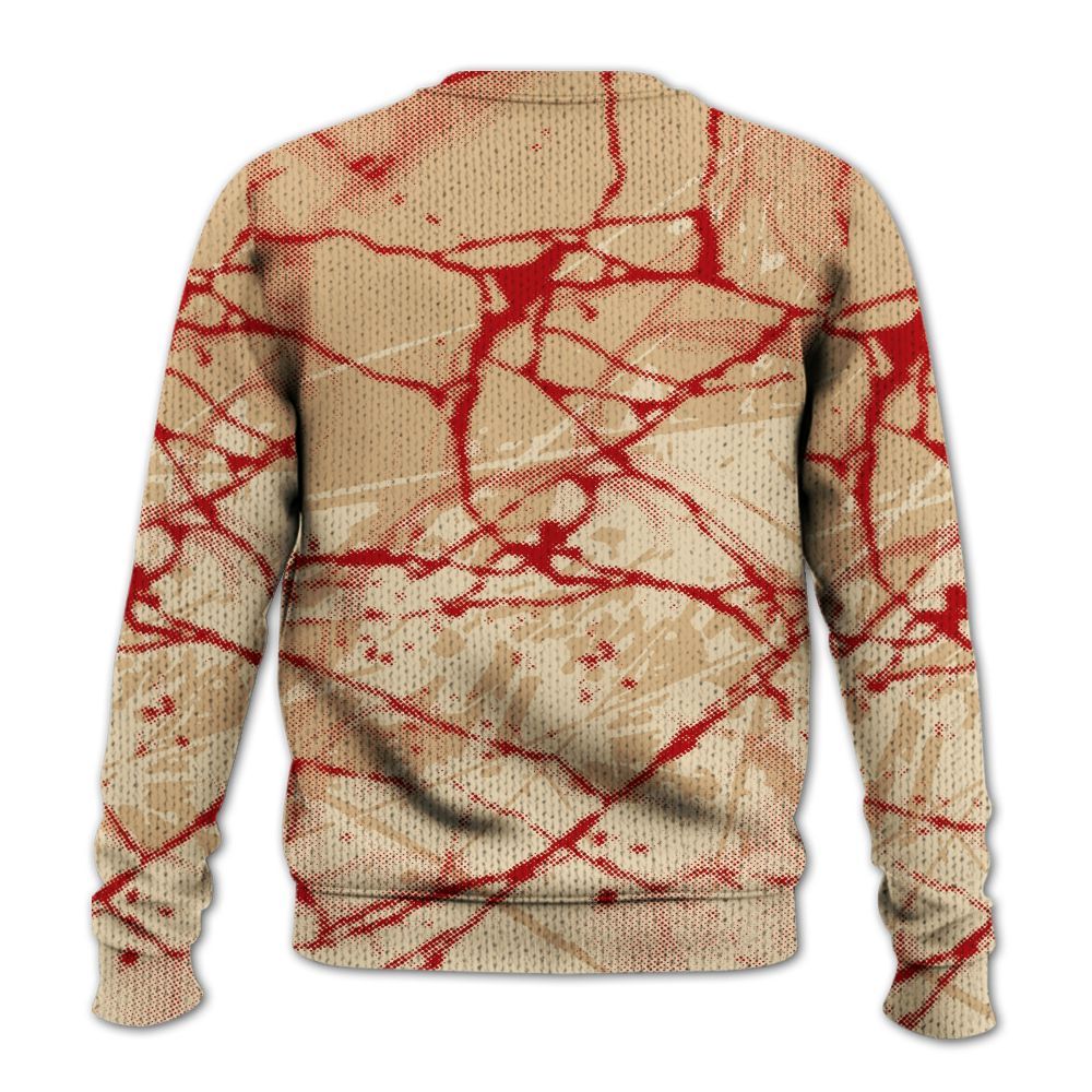 Knitted Sweater To Match Dunk Low Strawberry Waffle - F Around Find Out Graphic Profound