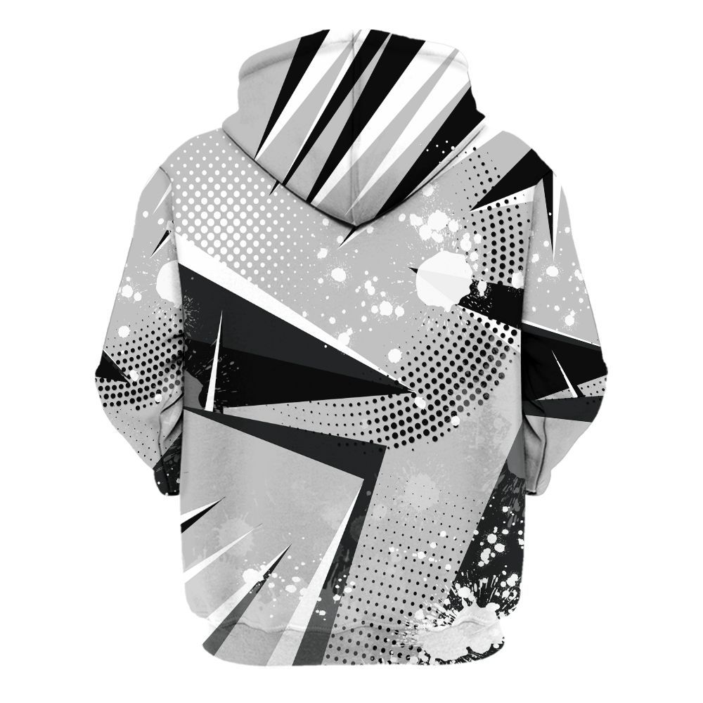 Hoodie To Match Low 85 Metallic Black 1s - Poly Trust No One Dripping All Over Print