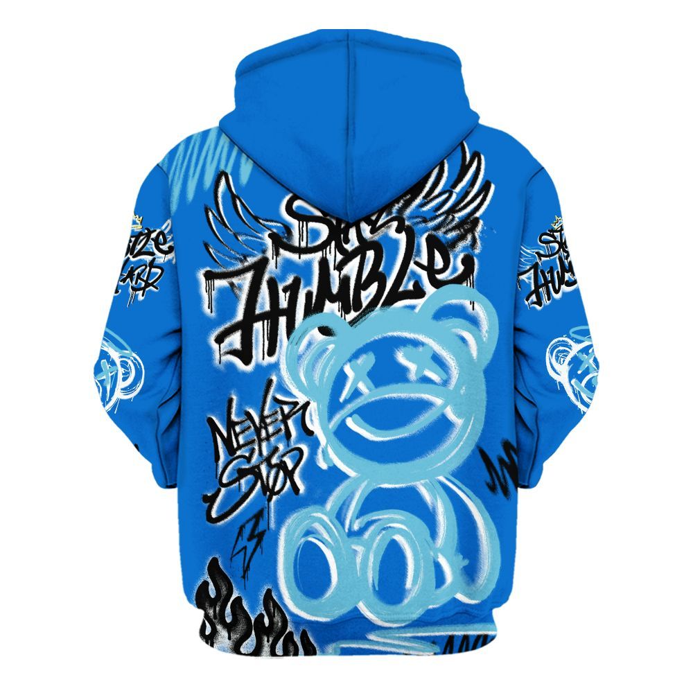 Hoodie To Match Dunk Low Argon - Humble Drip Streetwear Graffity All Over Print
