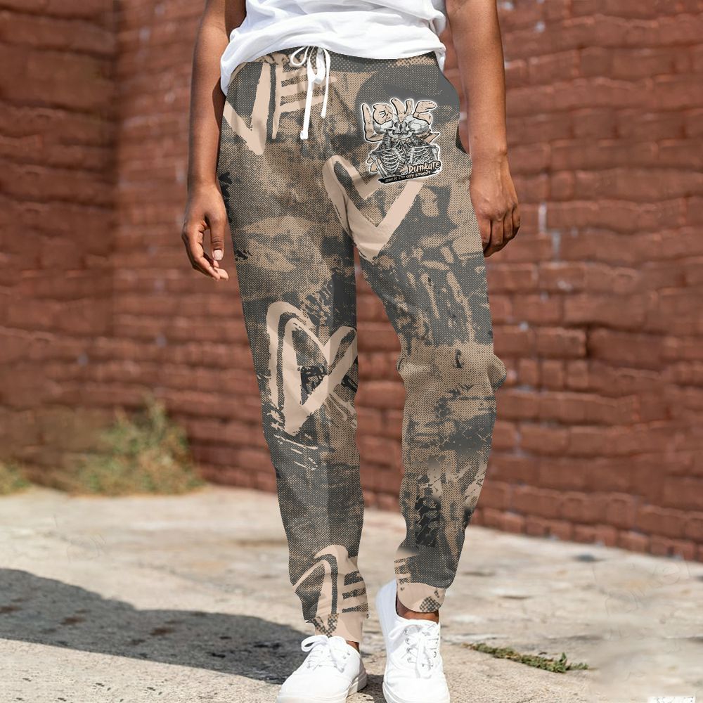 Sweatpant To Match Kobe 9 EM Mamba - Skull Love All Over Print