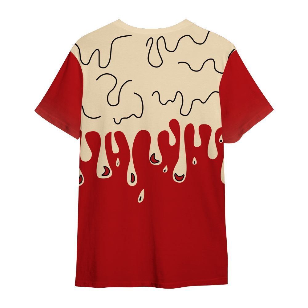 Shirt To Match Dunk Low Strawberry Waffle - Snake Trust No One Drip All Over Print