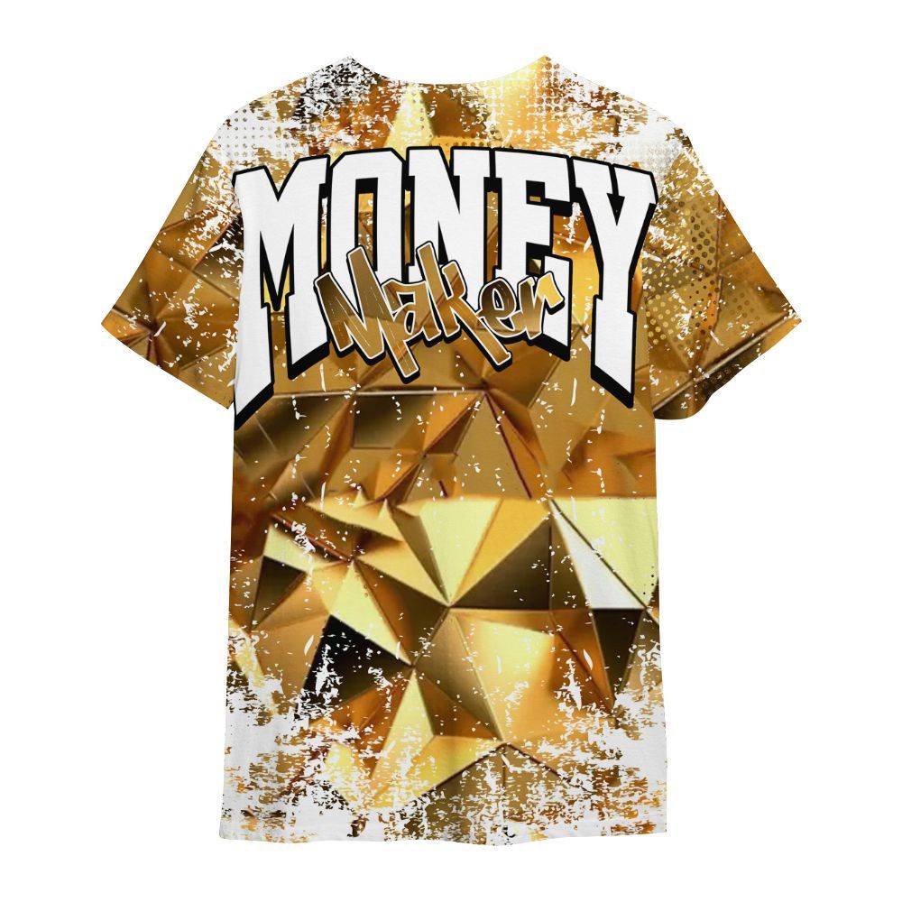 Shirt To Match NET Gold 4s - Move In Silence Money Street Retro All Over Print