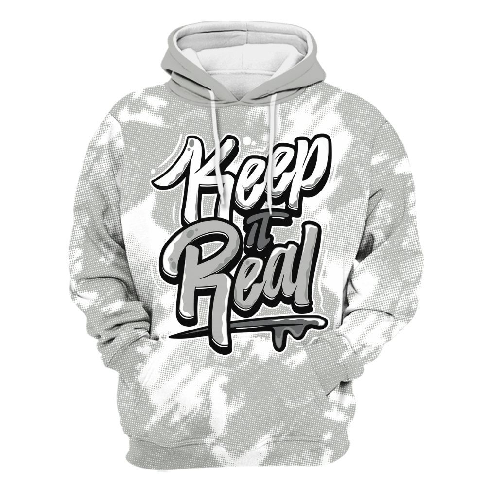 Hoodie To Match Paris Cement Grey 4s - Keeping It Reals Shirt Unisex Oufit All Over Print