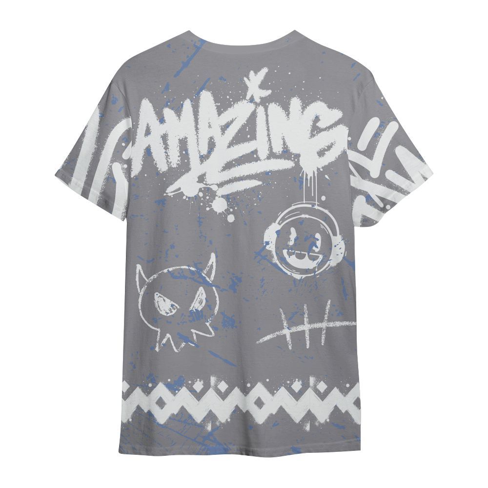 Shirt To Match Low Cement Grey 11s - Friday Sneaker Crayon All Over Print