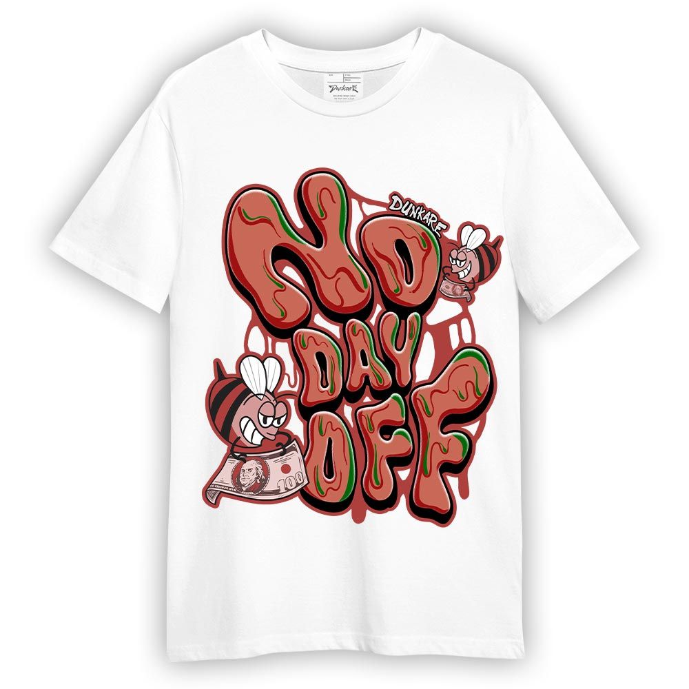 Shirt To Match T-shirt No Day Off, Dune Red 13s T-shirt To Match Sneaker 2704 PAT