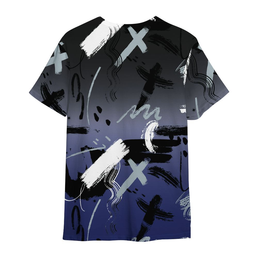 Shirt To Match Midnight Navy 11s - Money Hustle Grind Pray All Over Print