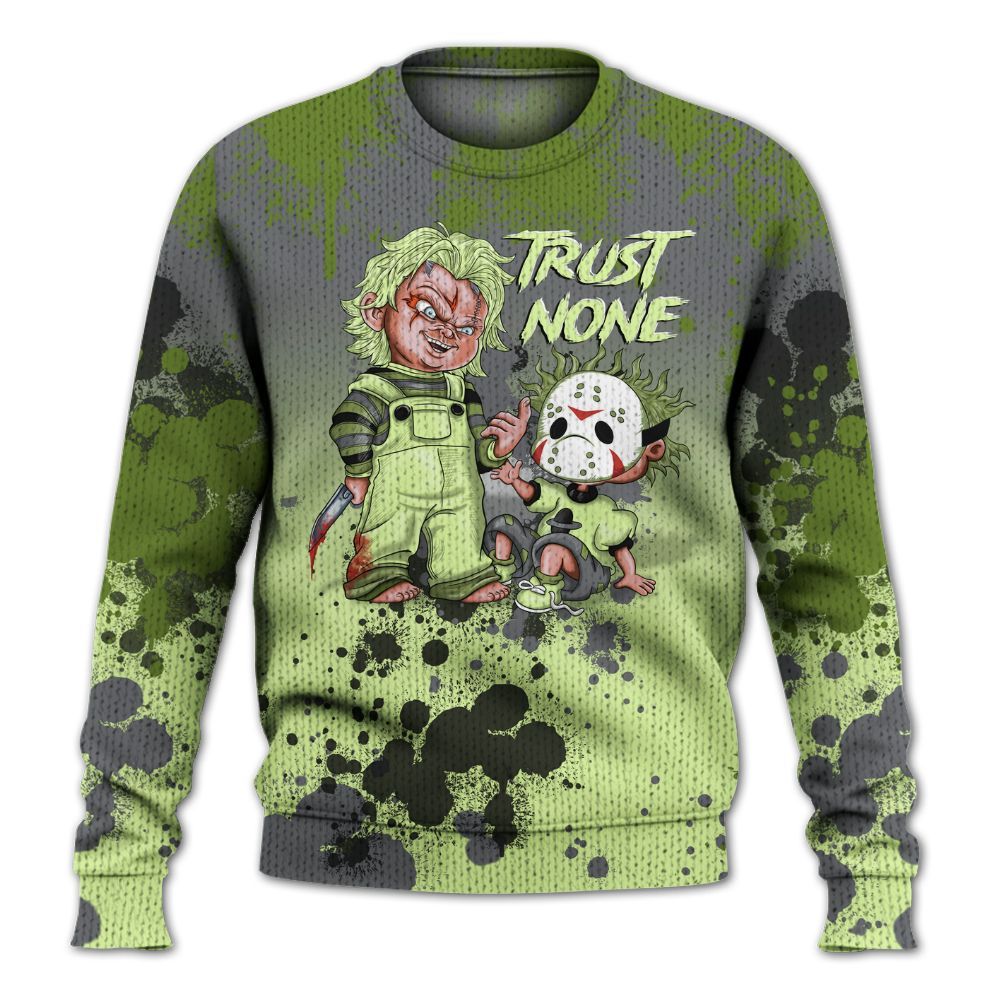 Knitted Sweater To Match Smoke Grey Volt TR 1s - Trust No One Scary