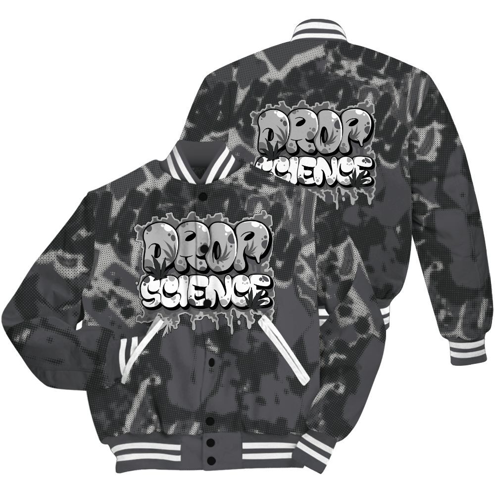 Varsity Jacket To Match White Thunder 4s Shirt - Drop Science Street All Over Print