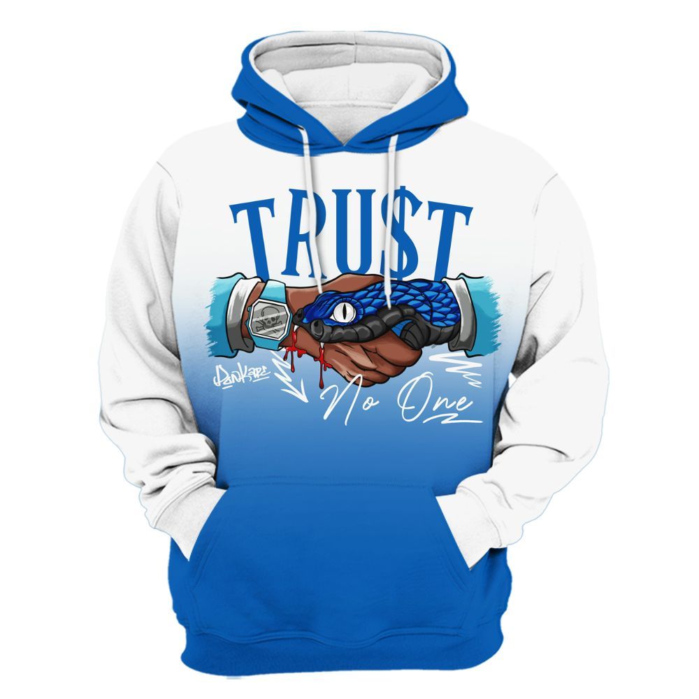 Hoodie To Match Dunk Low Argon - Snake Trust No One Drip All Over Print