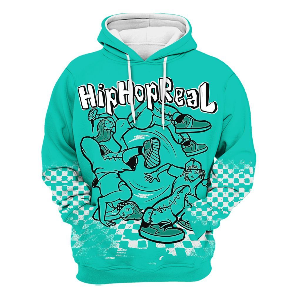 Hoodie To Match Dunk Low Clear Jade - Feel Life Street Style All Over Print