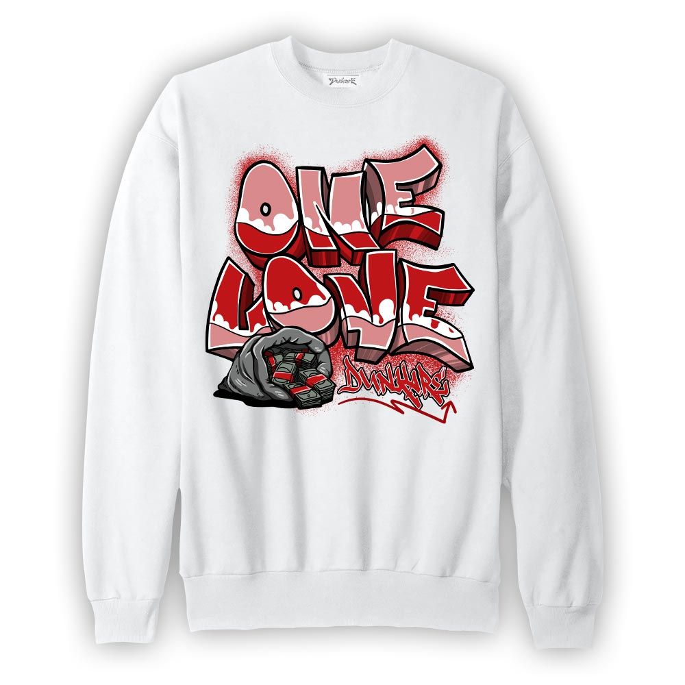 Sweatshirt To match Bred Reimagined 4s Sweatshirt - One Love Graphic 0205 NMP
