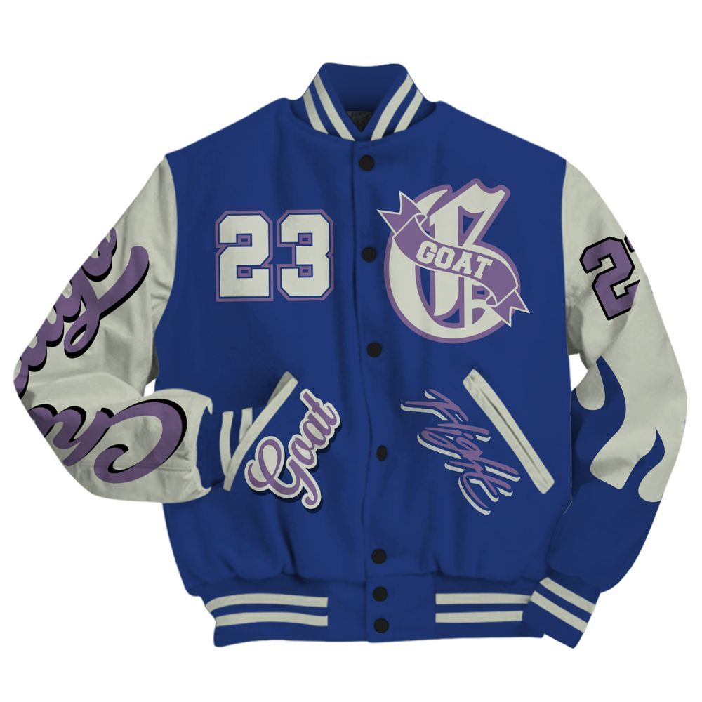 Varsity Jacket To Match Low OG Voodoo Alternate 1s - The G.O.A.T Streetwear All Over Print