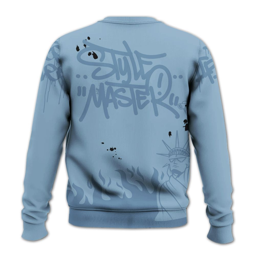 Sweatshirt To Match High University Blue 1s - Graphic Fck Around Find Out All Over Print