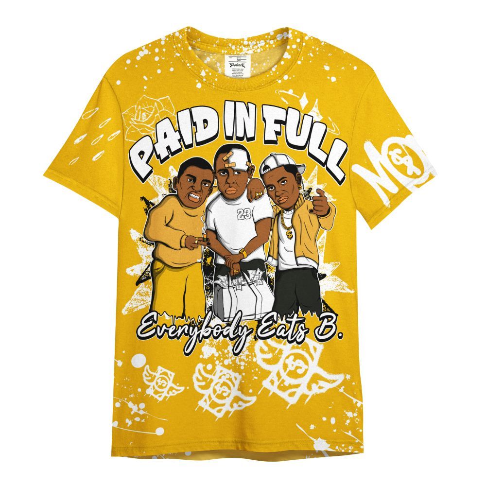 Shirt To Match Del Sol 13s - Everybody Paid In Full Crayon All Over Print