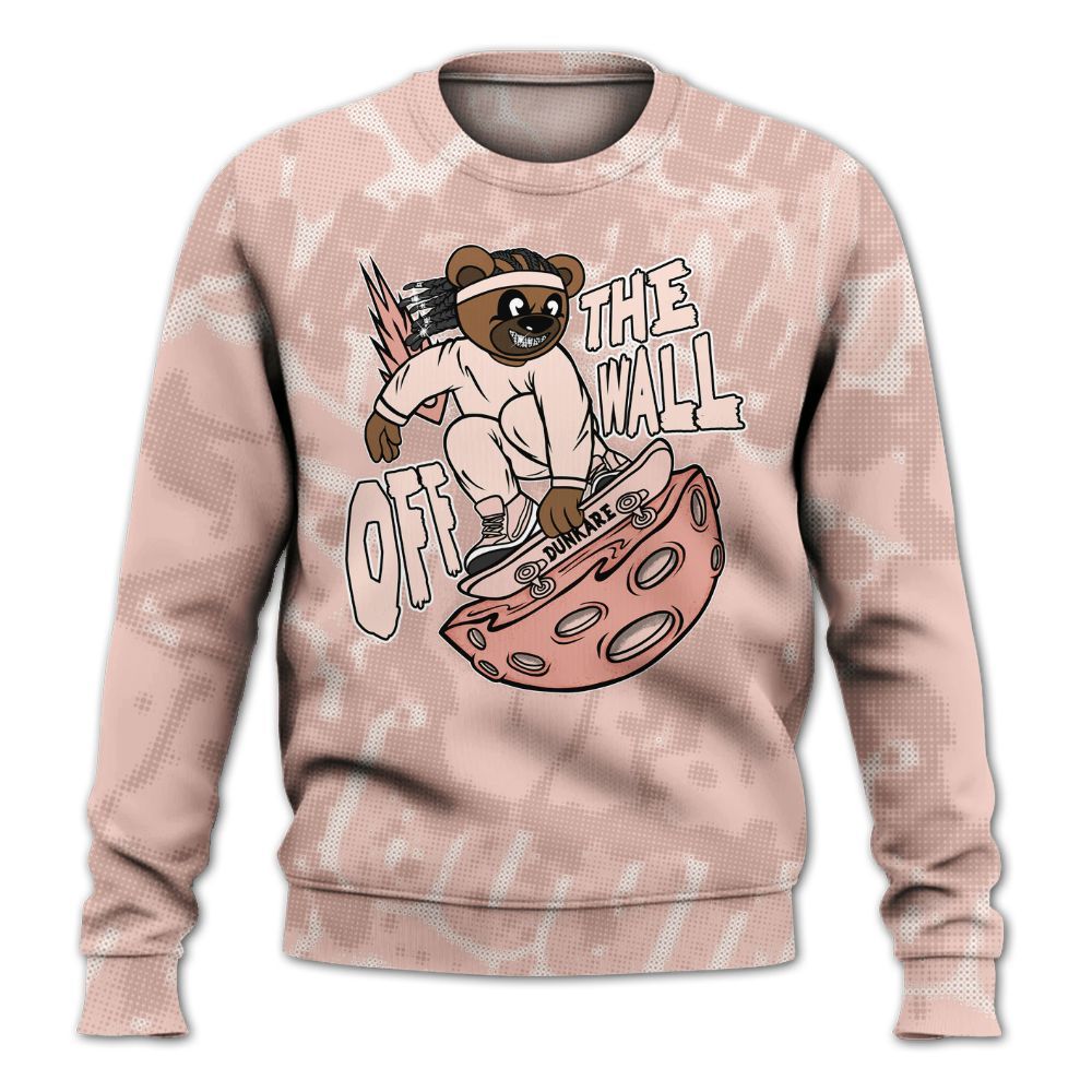 Sweatshirt To Match Low Legend Pink 11s - Quirky Bear Street All Over Print