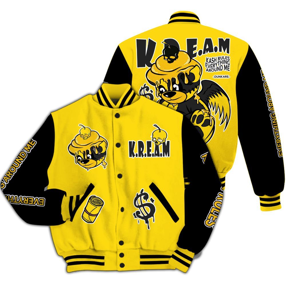 Varsity Jacket To Match Retro Thunder 4s - Loot Bear All Over Print