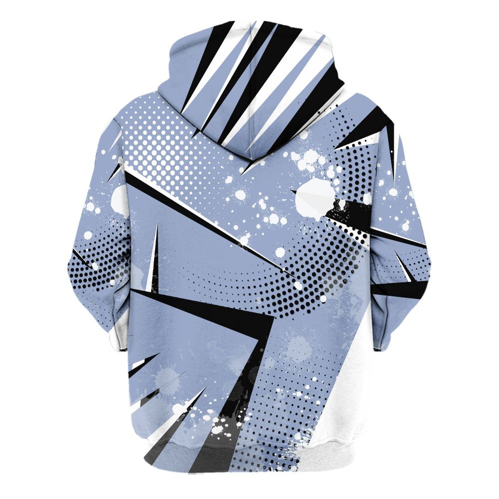 Hoodie To Match Blue Grey 13s - Poly Trust No One Dripping All Over Print