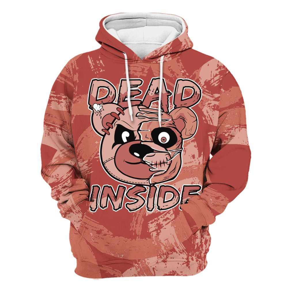 Hoodie To Match Dune Red 13s - Lifeless Bear Circle Slpash All Over Print