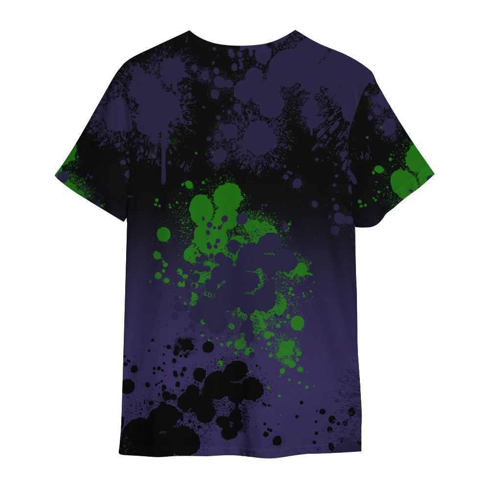 Shirt To Match Retro Court Purple 13s - God Blessed Ink Drip All Over Print