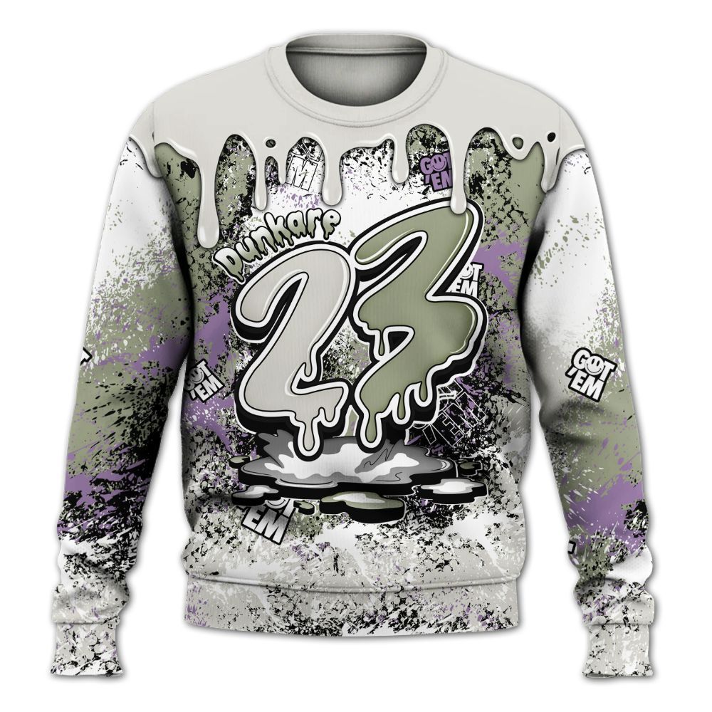 Sweatshirt To Match Dunk Low Floral Swoosh 2025 - Dripping 23 Drip All Over Print