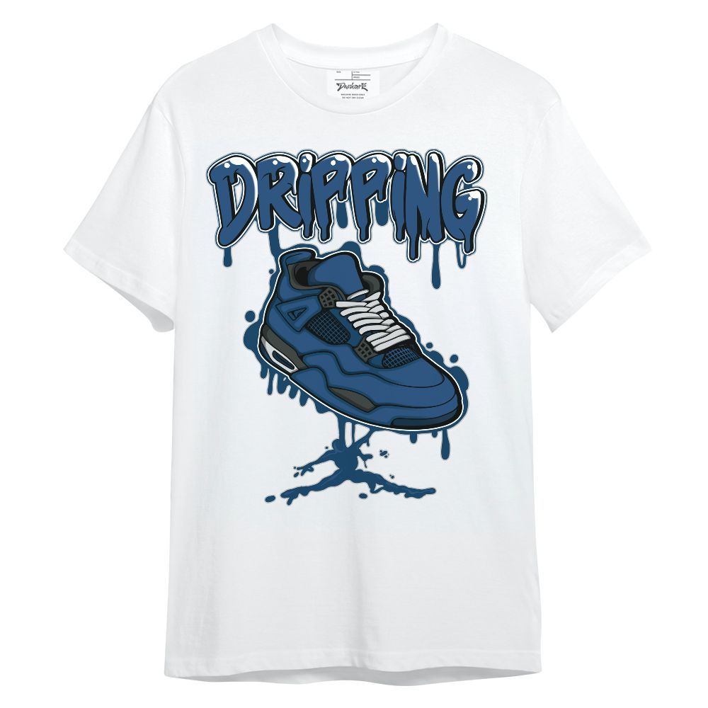 Shirt To Match High OG Midnight Navy 1s - Dripping Shoe 4S Graphic Unisex Shirt