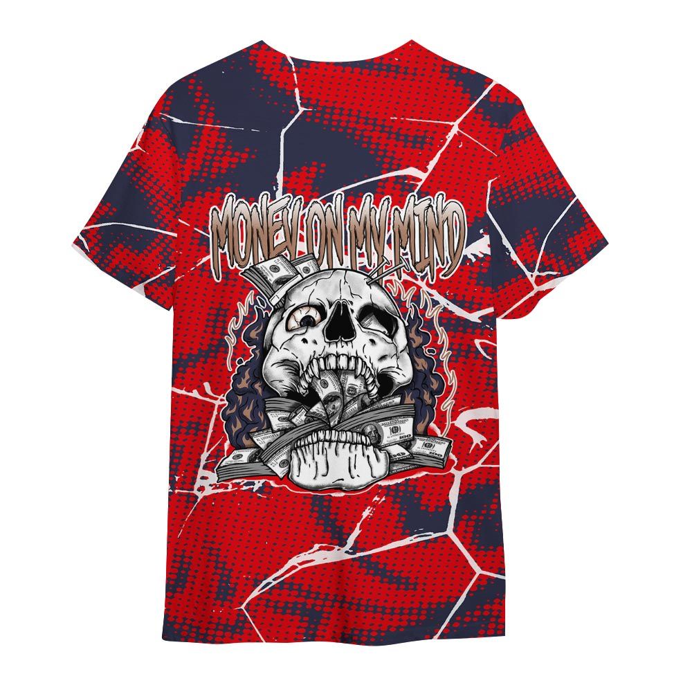 Shirt To Match Low OG Howard Bison 1s - MOMM Skeleton Crack Shirt Unisex