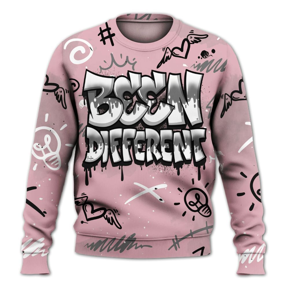 Sweatshirt To Match Air Max DN Pink Foam - Drip Been Di2ferent All Over Print