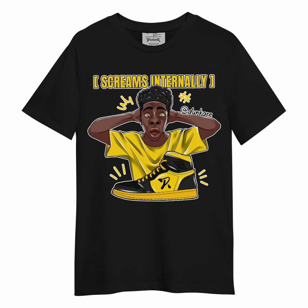 Shirt To Match Retro Thunder 4s - Scream Internally Unisex Shirt