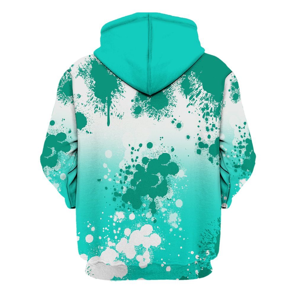 Hoodie To Match Dunk Low Clear Jade - God Blessed Ink Drip All Over Print