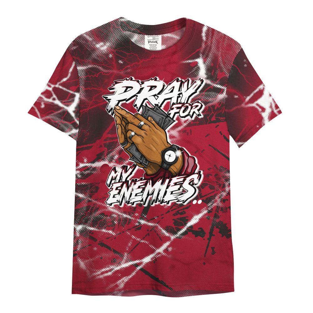 Shirt To Match High OG Black Toe Reimagined 1s - Prayed For Enemies Graphic All Over Print