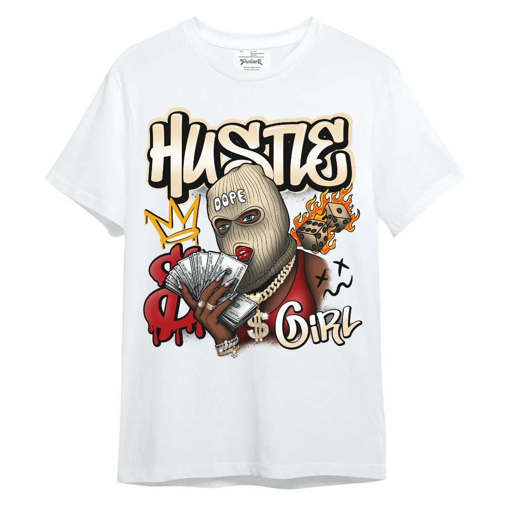 Shirt To Match Dunk Low Strawberry Waffle - Money Hustles Girl Streetwear Unisex Shirt