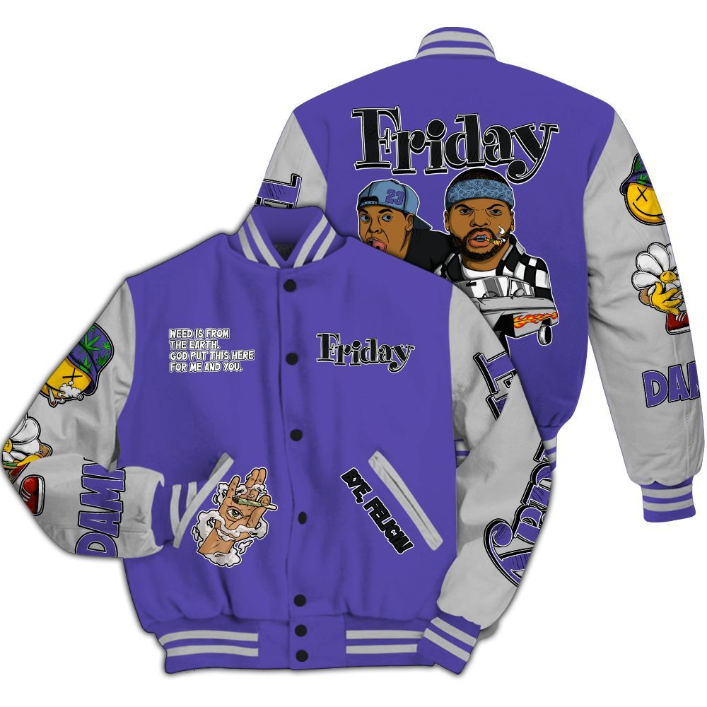 Varsity Jacket To Match Retro Concord 5s - Friday Sneaker Stress Style All Over Print