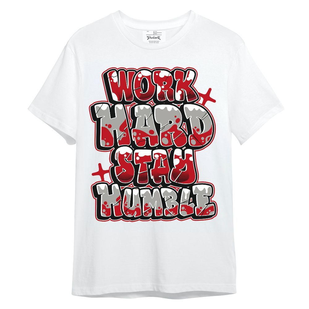 Shirt To Match Air Griffey Max Gray Reds 1s - Working Hard And Humble Graphic Unisex Shirt