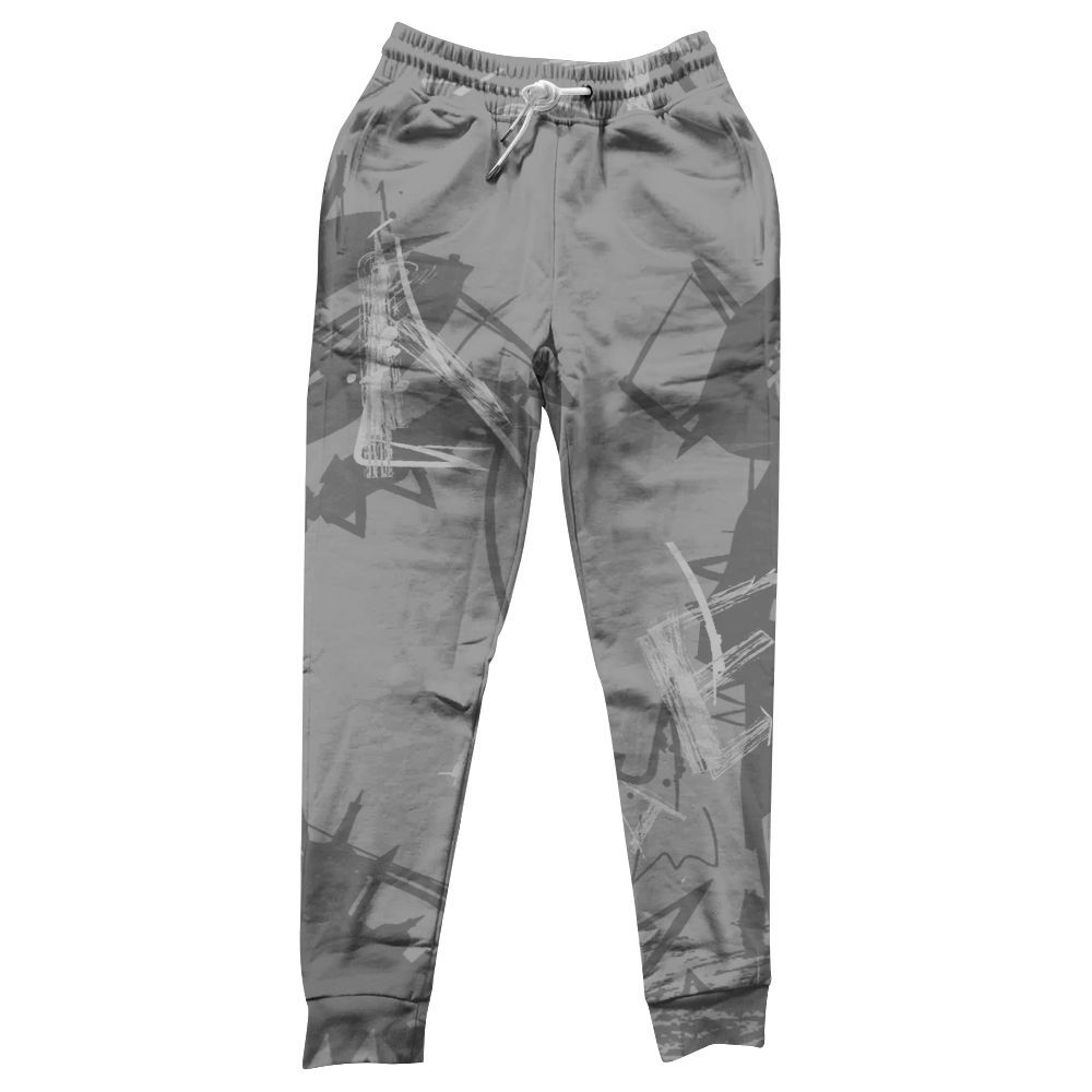 Sweatpant To Match Black Wolf Grey 12s - Messyz All Over Print