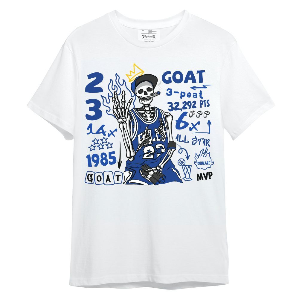 Shirt To Match Air Foamposite One Royal - Number 23 G.0.A.T Unisex Shirt