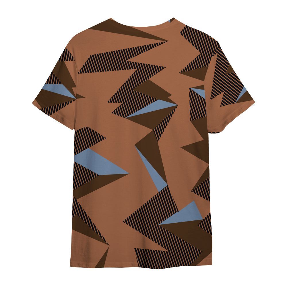 Shirt To Match Air Foamposite Metallic Copper - Geometric Camouflage Pattern All Over Print