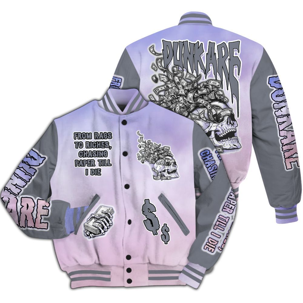 Varsity Jacket To Match Zen Master 4s - From Rags To Riches All Over Print