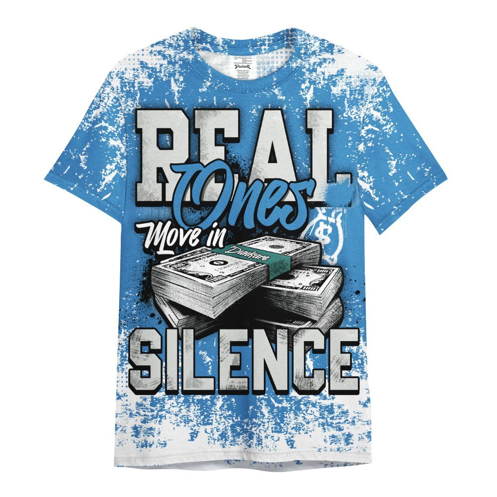 Shirt To Match Low Carolina 17s - Move In Silence Money Street Retro All Over Print