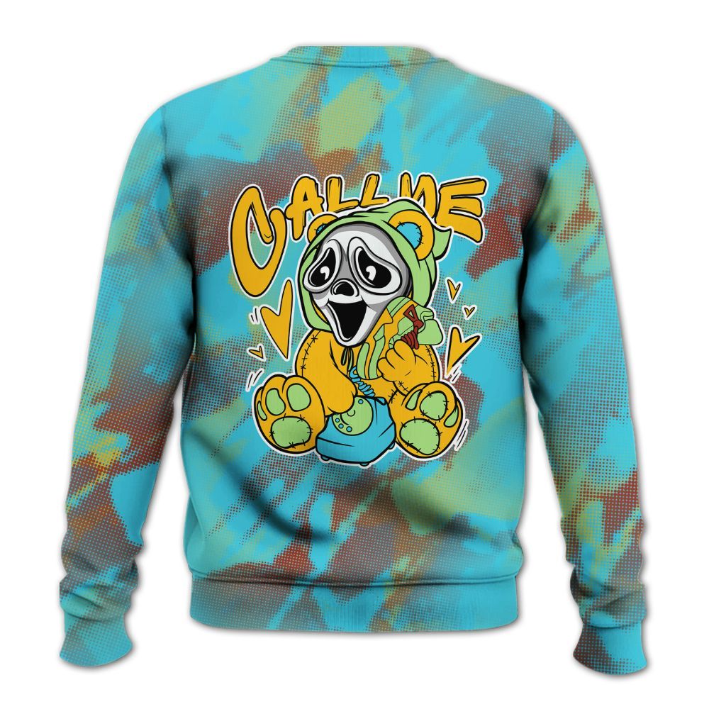 Sweatshirt To Match SB Dunk Di'Orr Greenwood - Call Me Bear Abstract Halftone All Over Print