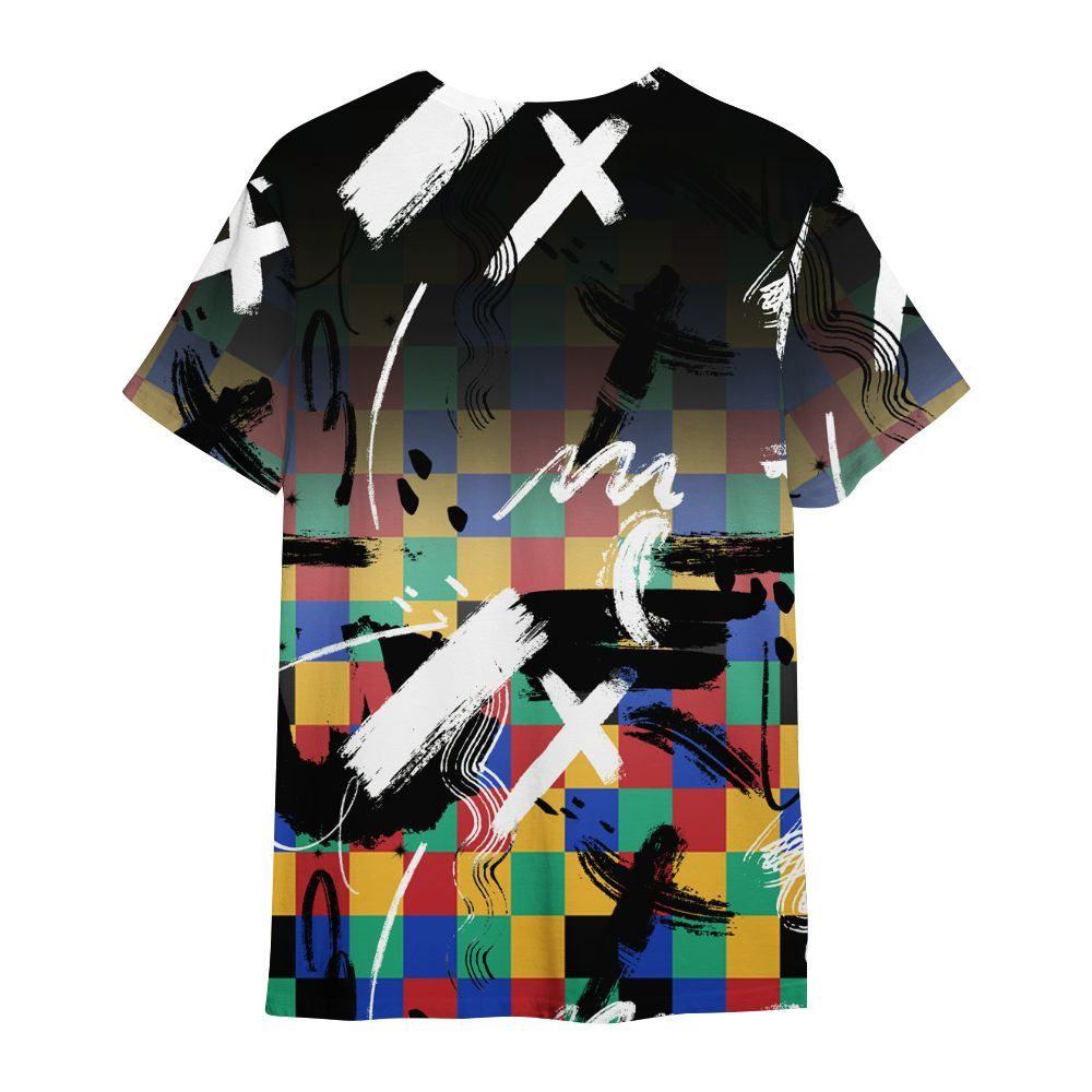 Shirt To Match Air Rainbow Weave - Money Hustle Grind Pray All Over Print