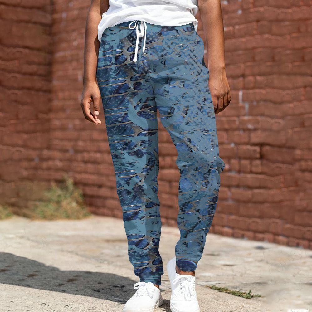 Sweatpant To Match Air Foamposite Kazuya Mishima - Avant Garde Graphic All Over Print