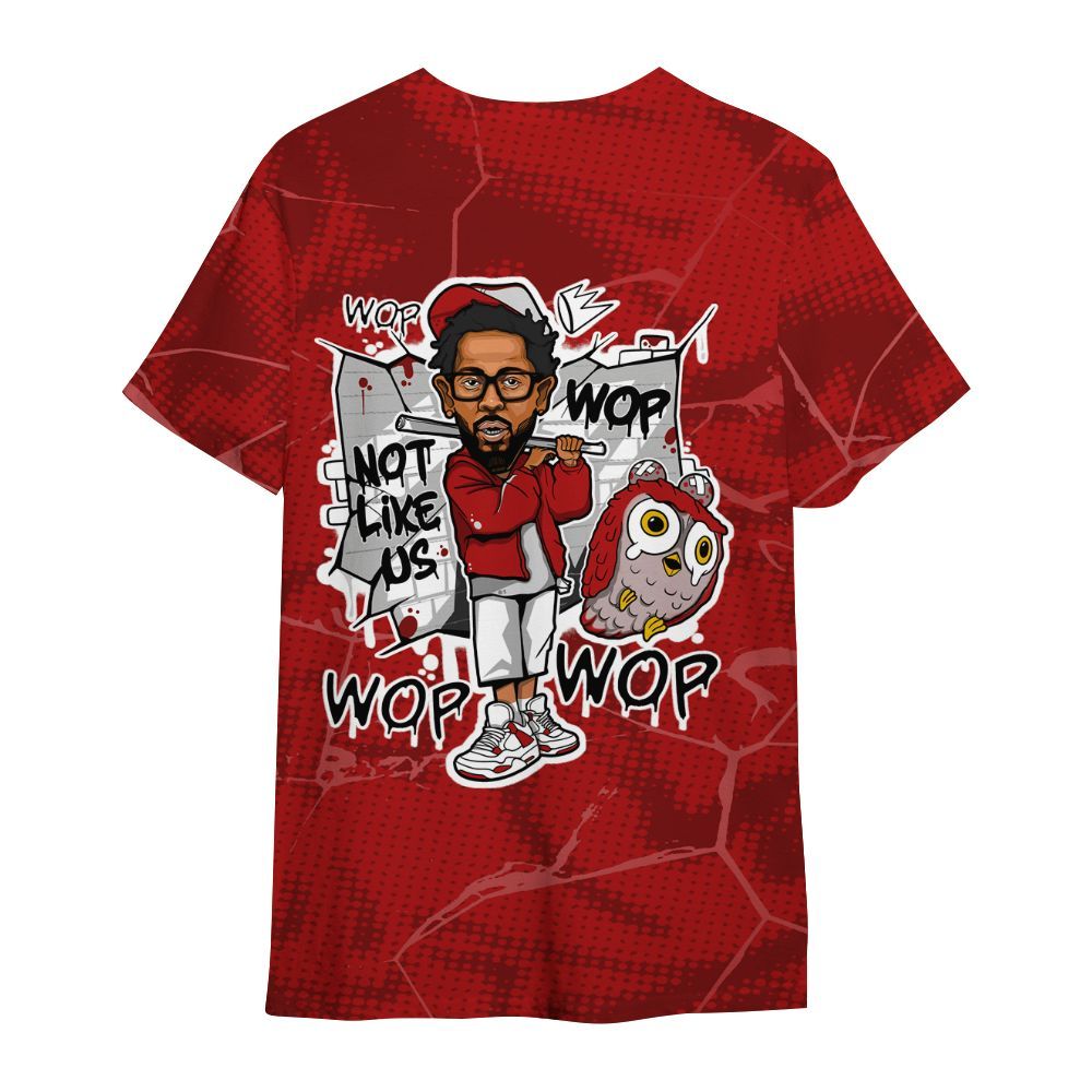 Shirt To Match Red Taxi 12s - None Like ComptonCity Graphic Crack All Over Print