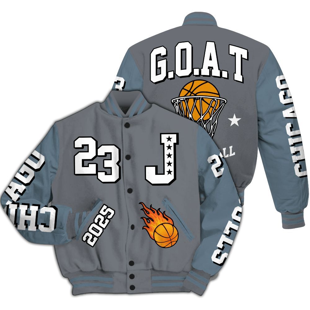Varsity Jacket To Match Air Max DN Silver Bullet - Chicago 23 Basketball All Over Print