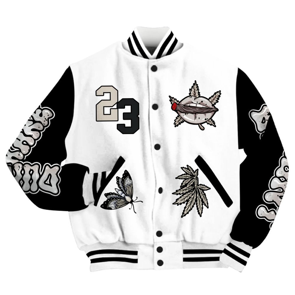 Varsity Jacket To Match Retro Reverse Metallic 5s - Bluntz Unique All Over Print